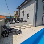 Josip With Seaview And Heated Pool - By Ta Leut Agency * Kruševo