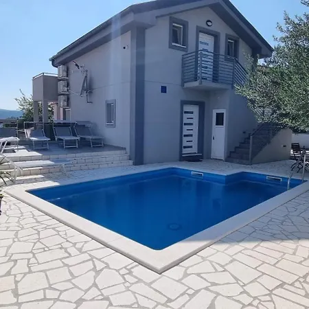 ヴィラ Josip With Seaview And Heated Pool - By Ta Leut Agency Kruševo